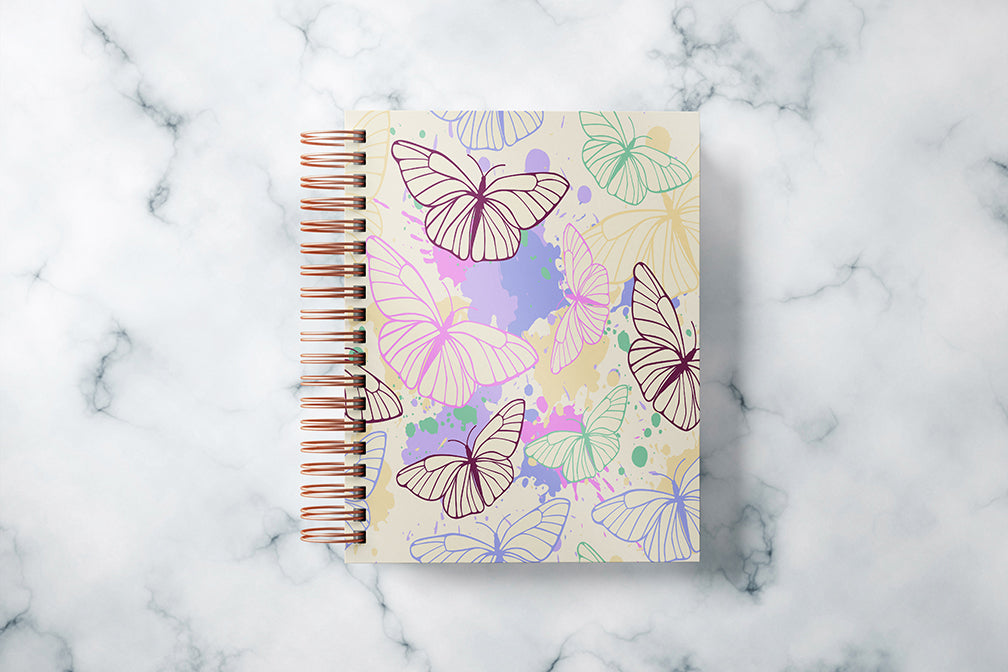 3 Subject Notebook - Butterflies